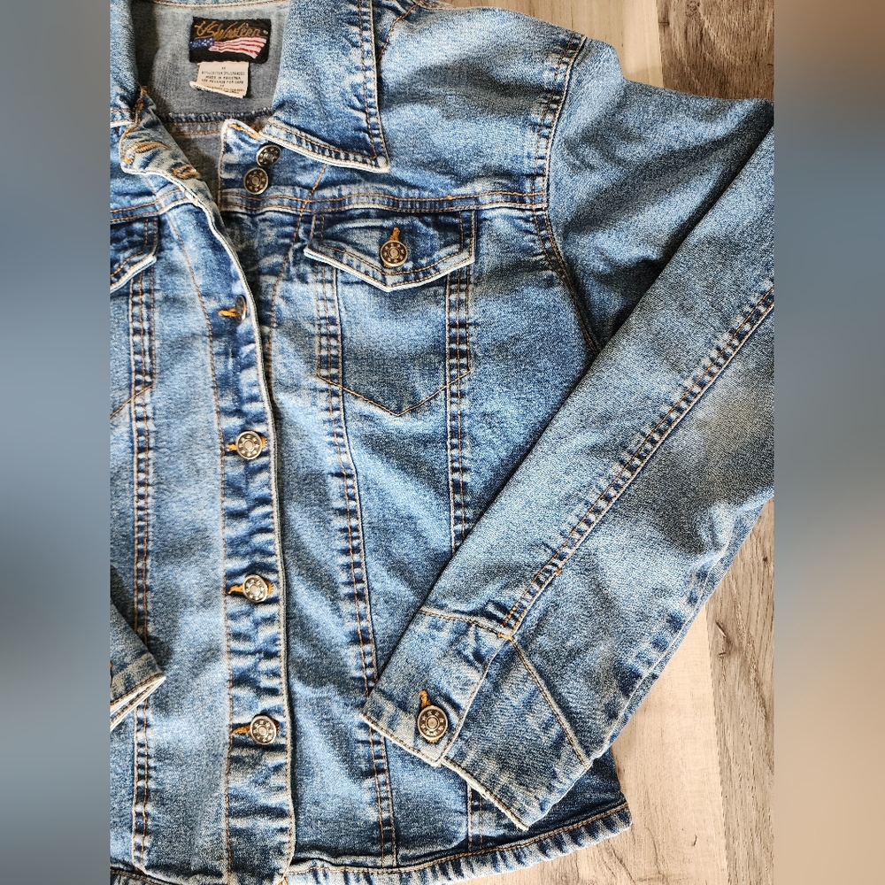Denim Vintage Us Western Blue Women's Jacket - Picture 2 of 8